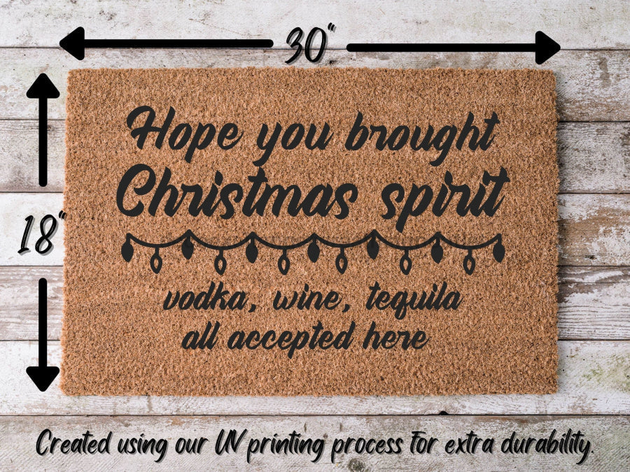 Merry Christmas Door Mat | Christmas Doormat | Winter Decoration | Welcome Mat | Holiday Doormat | Winter Decor | Christmas Gift - Tampa Home & Garden Store