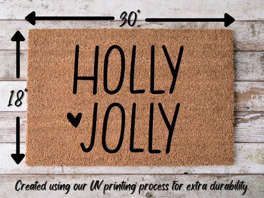 Merry Christmas Door Mat | Hippo Christmas Doormat | Winter Decoration | Welcome Mat | Holiday Doormat | Winter Decor | Christmas Gift - Tampa Home & Garden Store