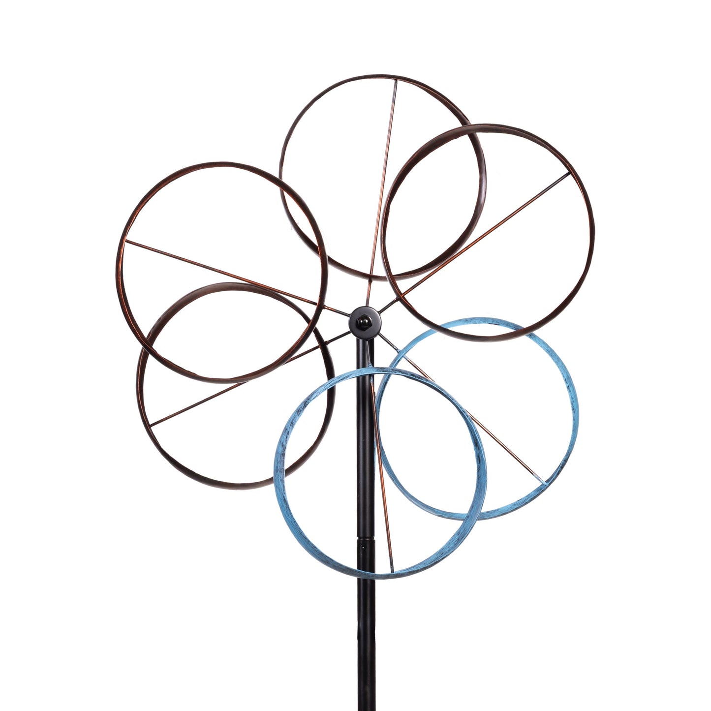 Metal Roundabout Breeze Wind Spinner 72"H - Tampa Home & Garden Store