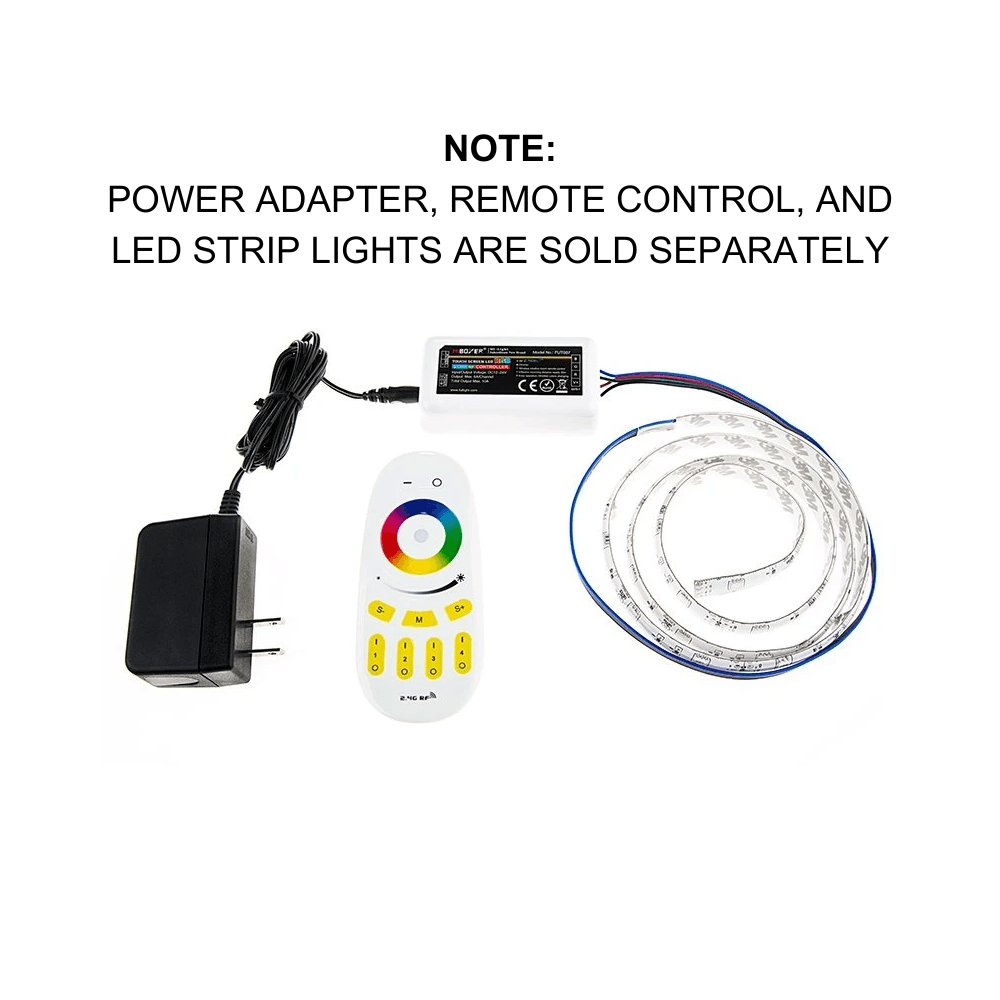 Miboxer 4-Zone Controller Receiver Box DC 12-24V for RGBW LED Strip Light - Tampa Home & Garden Store