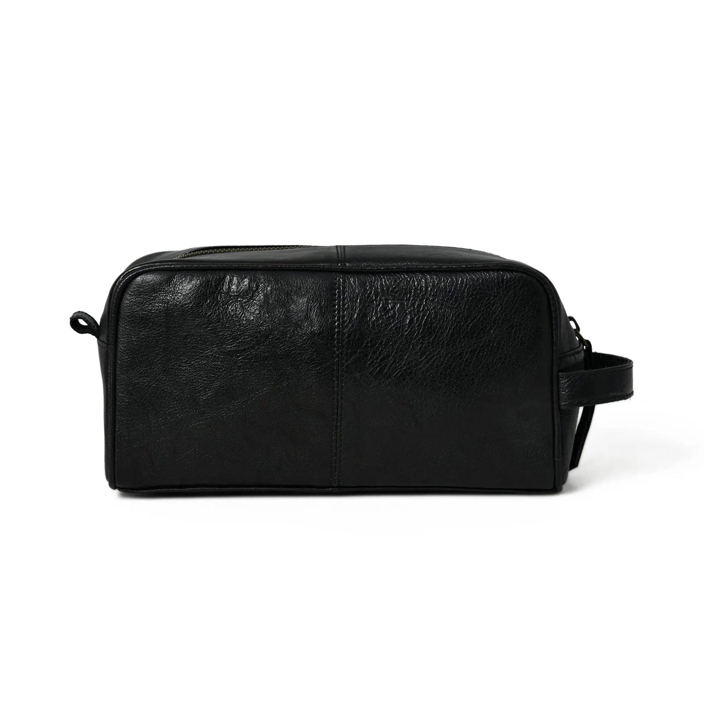Midnight Deluxe Leather Toiletry Bag black leather travel case Classy Leather Bags on Tampa Home & Garden Store