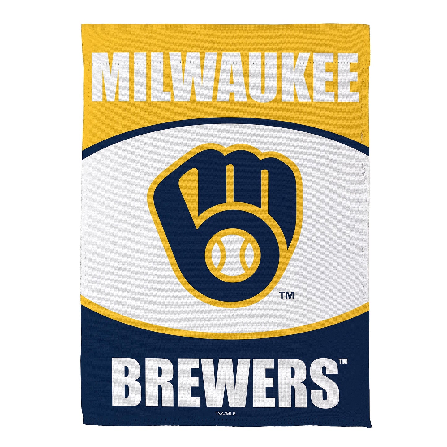 Milwaukee Brewers Suede Garden Flag - Tampa Home & Garden Store