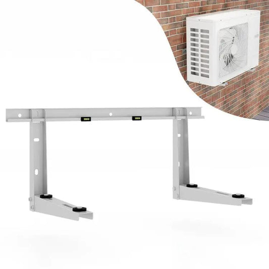 DirectDeals Universal Mini Split Wall Bracket for 6K–12K BTU, silver metal mounting bracket on Tampa Home & Garden Store