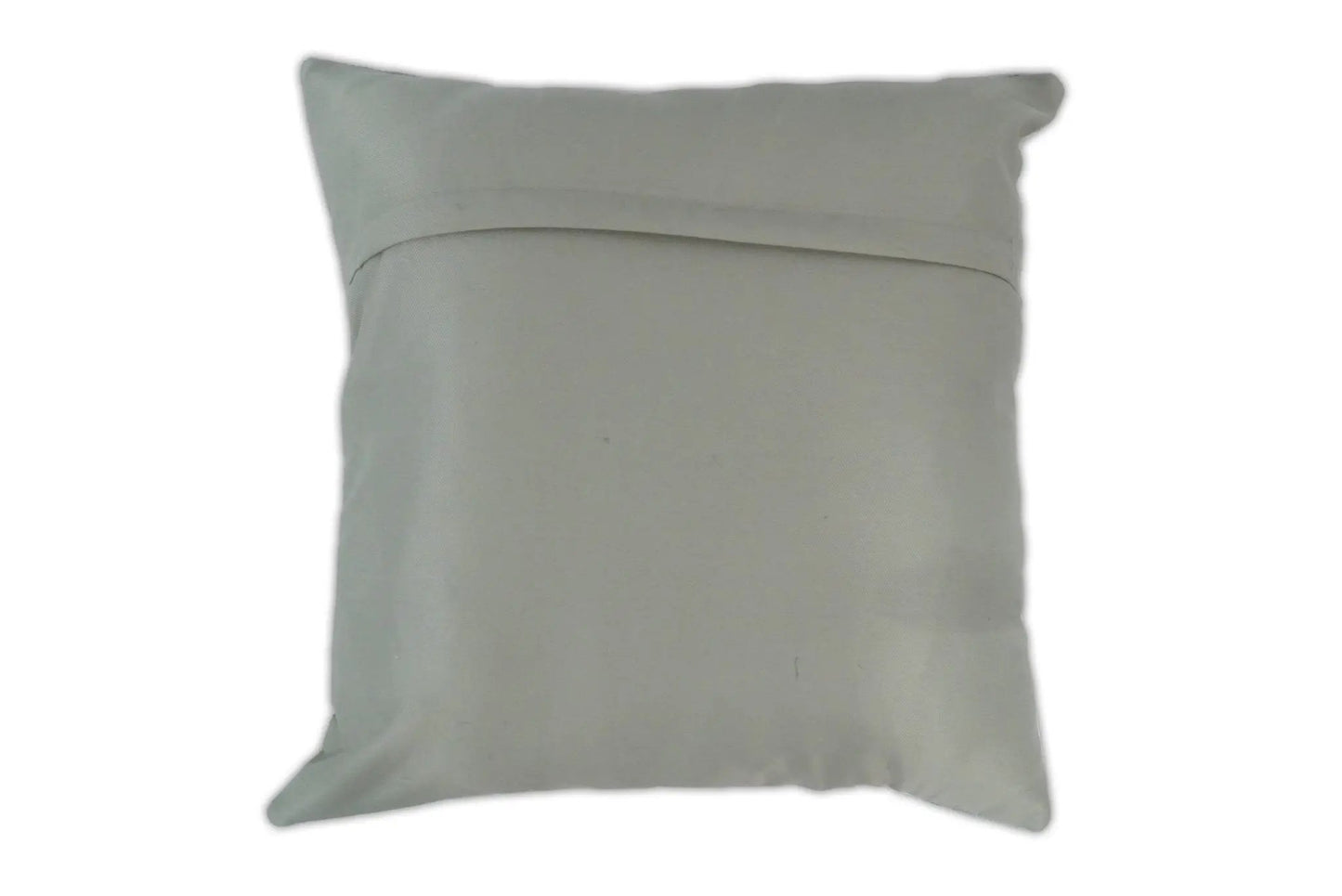 Modern Ivory Gray Leather Throw Pillow with Insert, handmade cushion on Tampa Home & Garden Store