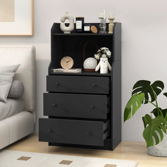 Storage Dresser with Anti-Toppling Device