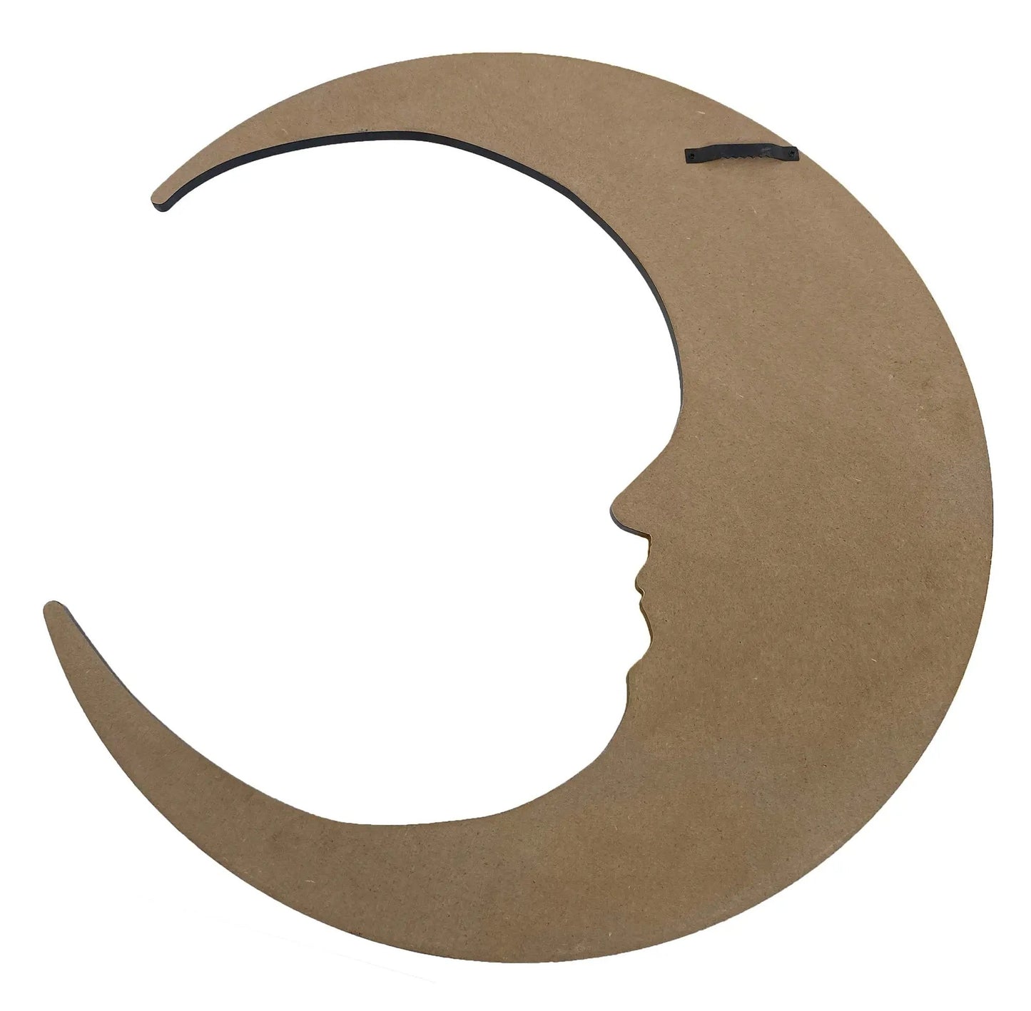 Moon Wall Art crescent in kraft brown with black edge, ready to hang on Tampa Home & Garden Store
