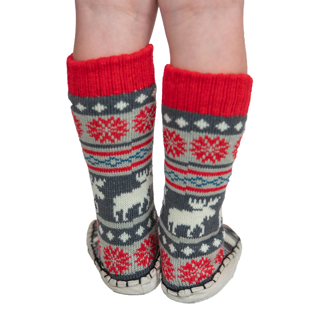 Moose Fair Isle Kids Mukluk - Tampa Home & Garden Store