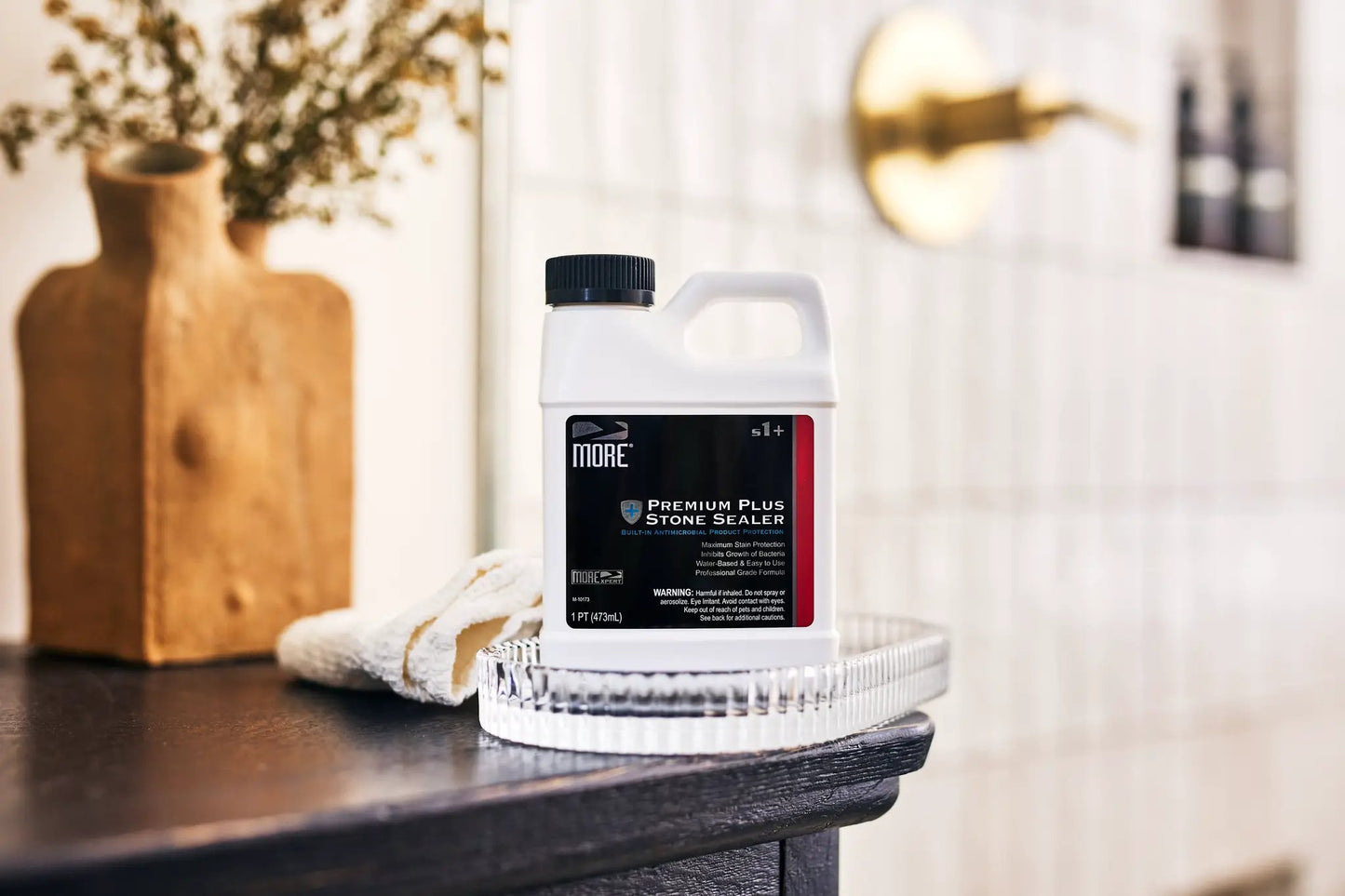 MORE® Premium Plus Stone Sealer + Antimicrobial Protection - Tampa Home & Garden Store