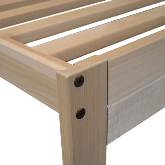 Twin XL Solid Wood Wood Platform bed Frame - Made in USA - Tampa Home & Garden Store