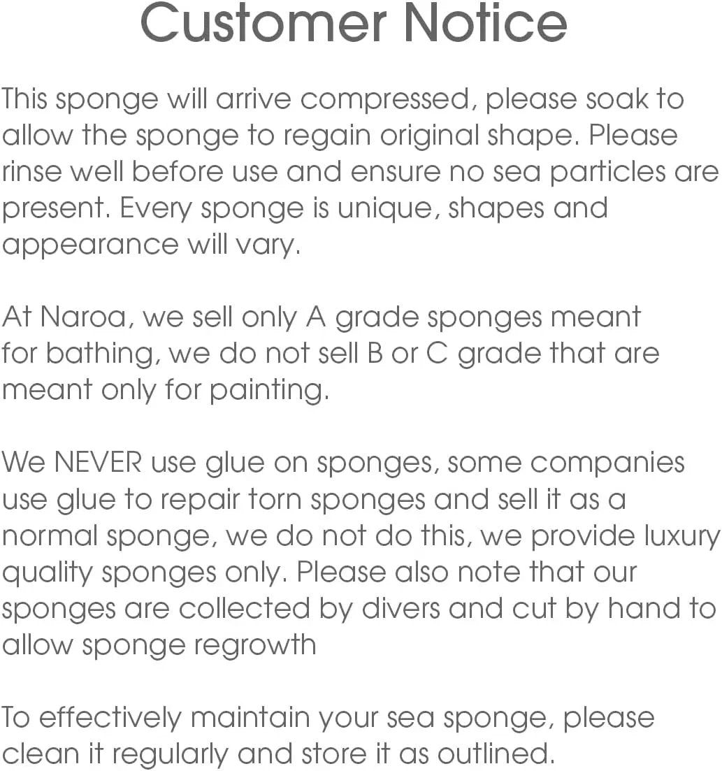Naroa Shower Sponge for Natural Exfoliation Elevate Marketplace Bath Sponges & Loofahs on Tampa Home & Garden Store