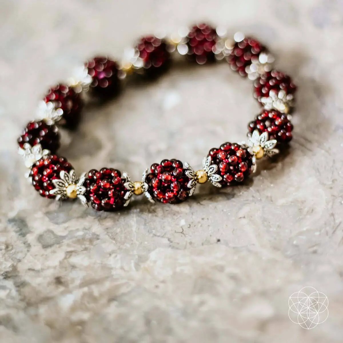 Natural Garnet Healing Bracelet - Tampa Home & Garden Store