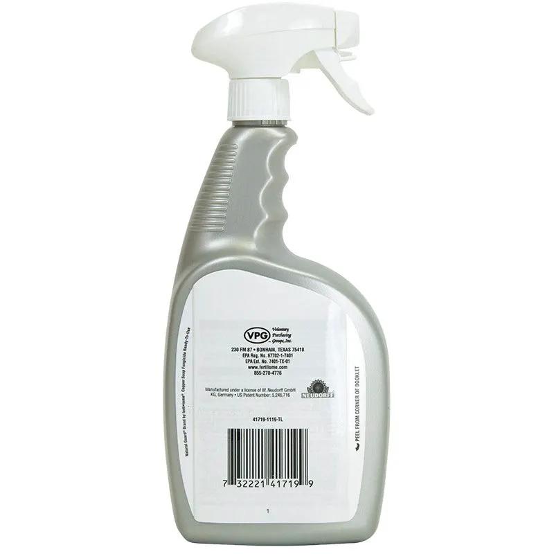Natural Guard Copper Soap Liquid Fungicide RTU spray bottle with trigger sprayer Grow Organic on Tampa Home & Garden Store