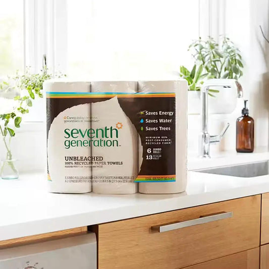 Seventh Generation unbleached recycled 2-ply jumbo roll paper towels, 3-pack on Tampa Home & Garden Store