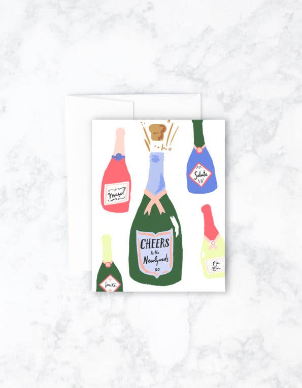 Newlywed Cheers Greeting Card - Tampa Home & Garden Store