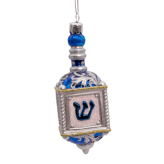 Noble Gems Glass Dreidel Ornament - Tampa Home & Garden Store