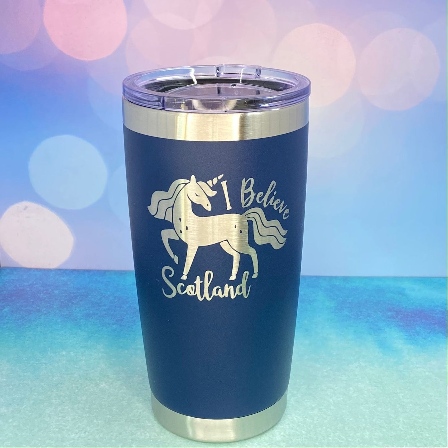 Not in the Moood Highland Cow Laser Engraved Powder Coated 20oz Double Walled Insulated Tumbler - Tampa Home & Garden Store