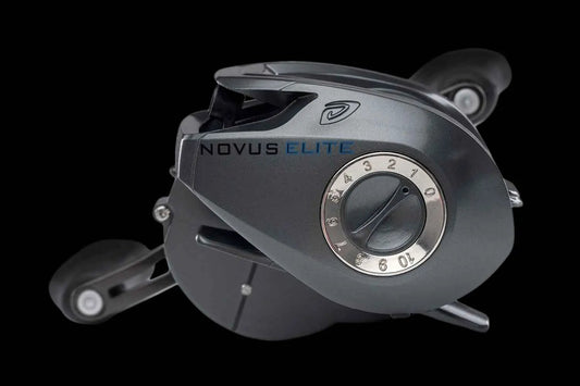 Novus Elite baitcasting reel Denali gray finish for freshwater and saltwater on Tampa Home & Garden Store