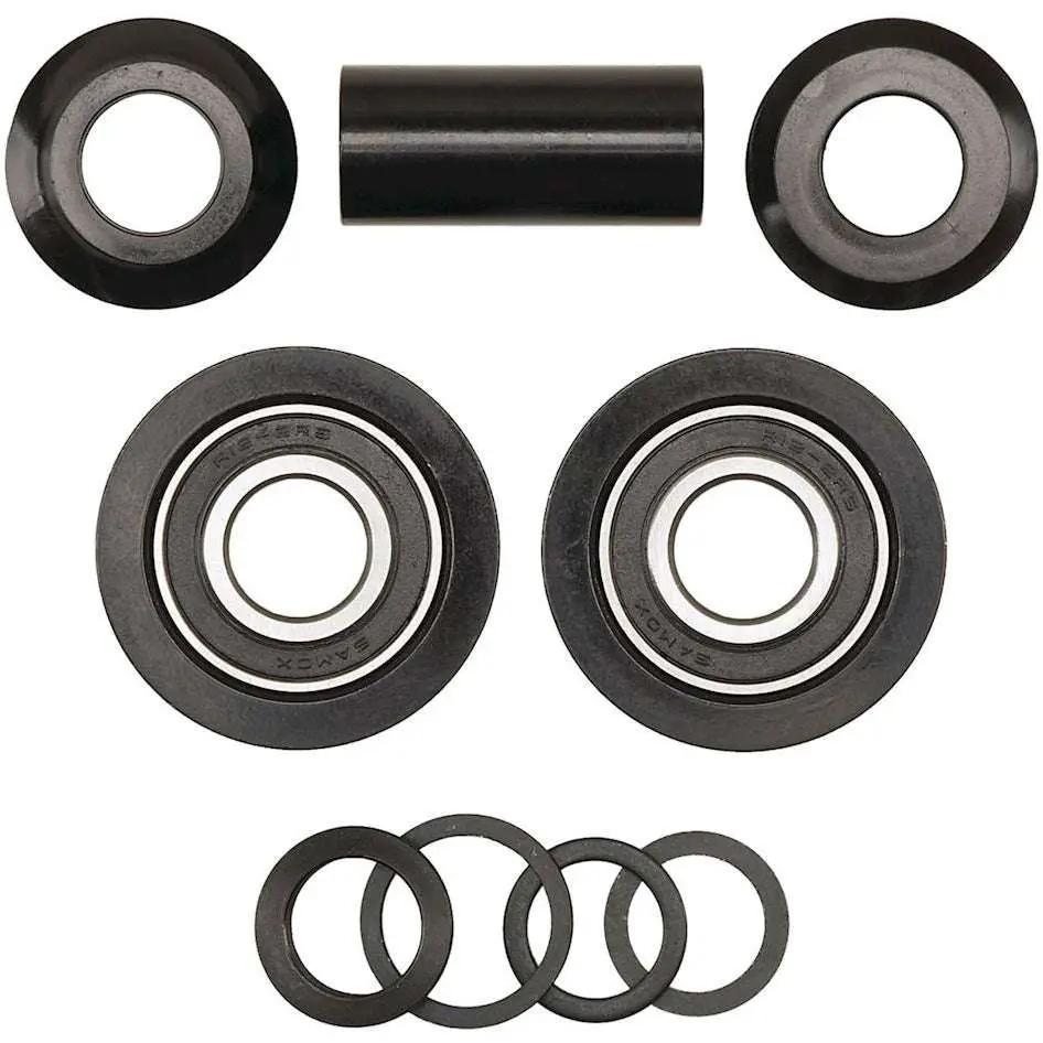 Outburst American BMX race bottom bracket kit with 2 bearings, cups, spindle, and spacers on Tampa Home & Garden Store