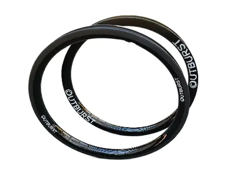 Outburst BMX 18-inch carbon rims lightweight pair black on Tampa Home & Garden Store