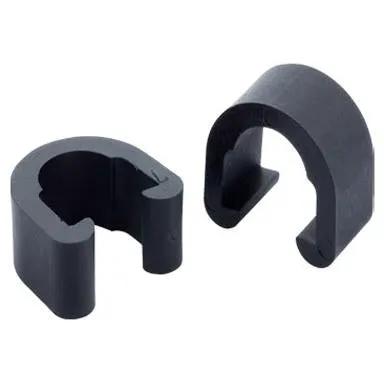 Outburst BMX Race Frame Brake Cable Clips pair, black plastic on Tampa Home & Garden Store