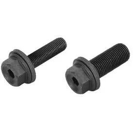 Outburst BMX steel axle bolts, 14mm (3/8 in), black finish, 2-pack on Tampa Home & Garden Store