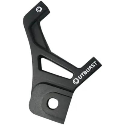 Outburst BMX disc brake adapter sliding dropout, black aluminum BMX brake part on Tampa Home & Garden Store