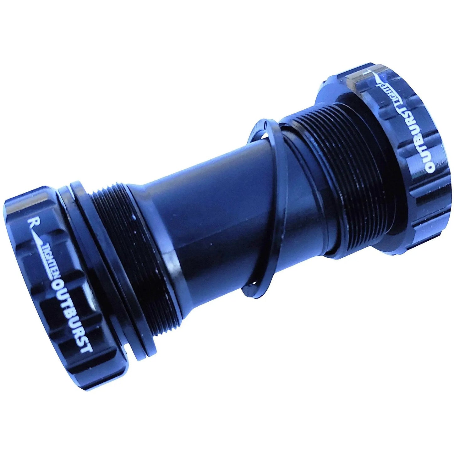 Outburst external euro BMX race bottom bracket blue anodized aluminum on Tampa Home & Garden Store