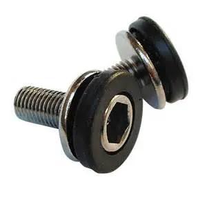 Outburst M8 BMX crank bolt set of 2 in black finish with washers replacement parts on Tampa Home & Garden Store