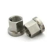 Outburst Titanium BMX hub nuts set of two, metallic silver bike parts on Tampa Home & Garden Store