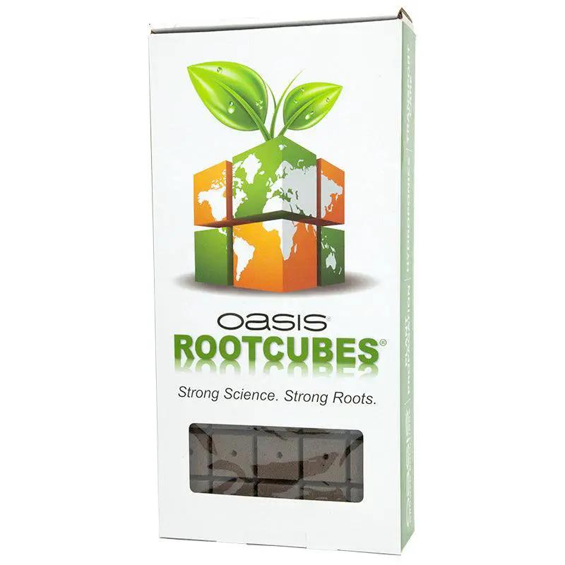 Oasis RootCubes propagation medium 100-cube box with brown cubes on Tampa Home & Garden Store