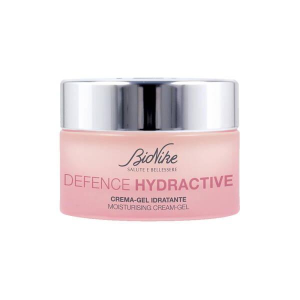 BioNike Defense Hydractive Moisturising Cream-Gel jar in pink with a silver lid on Tampa Home & Garden Store