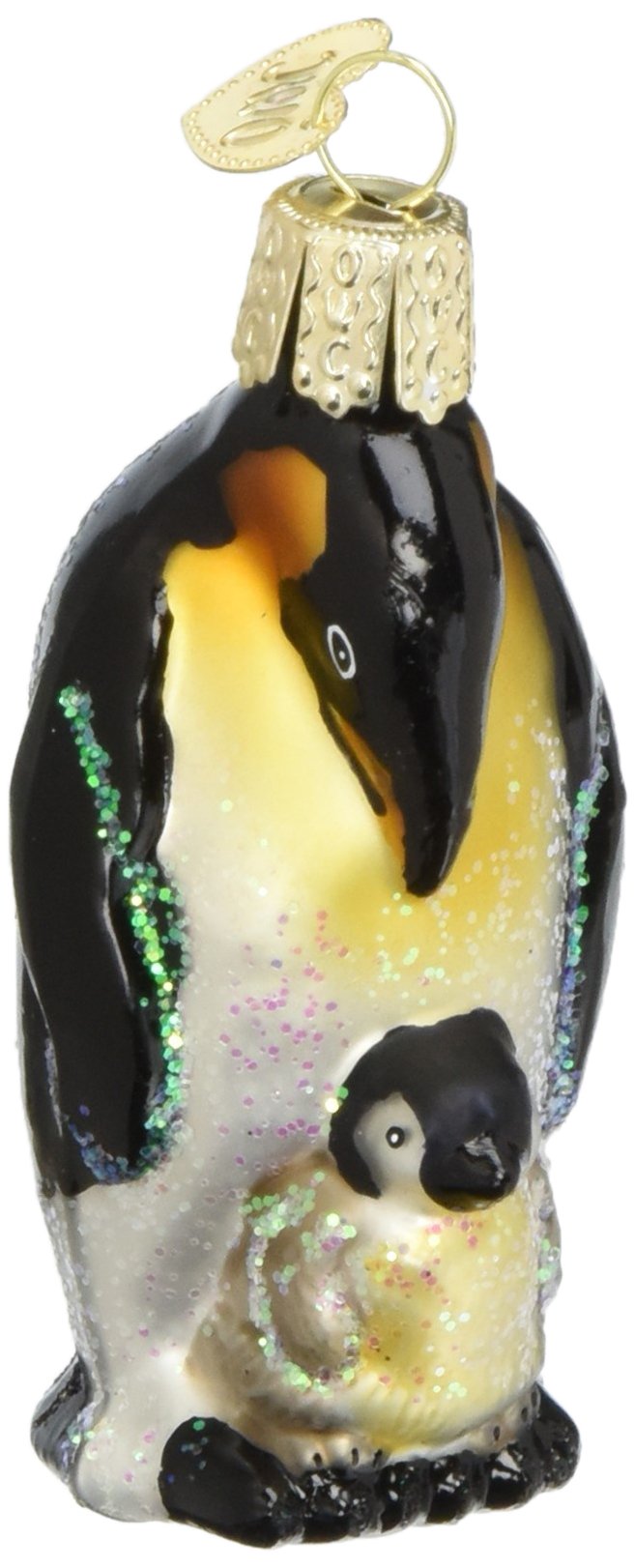 Old World Christmas Emperor Penguin With Chick Ornament - Tampa Home & Garden Store