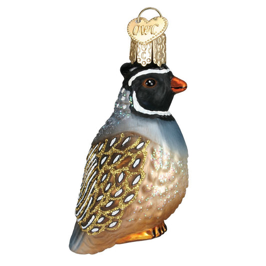 Old World Christmas Glass Partridge Ornament - Tampa Home & Garden Store