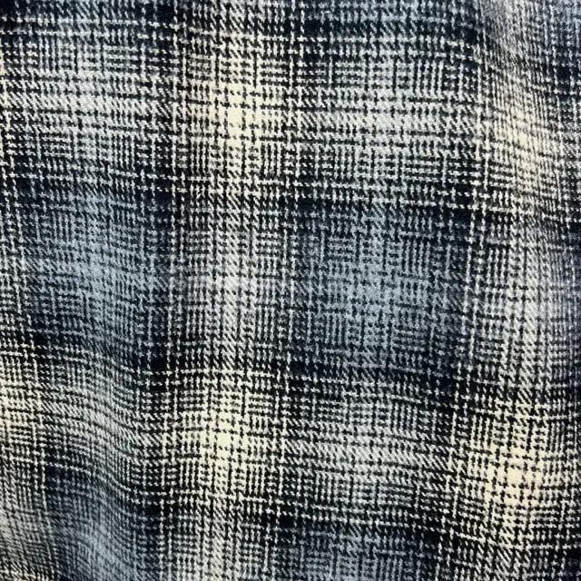 Infinity scarf ombre smoky grey tan plaid flannel by Thistle & Stitch on Tampa Home & Garden Store