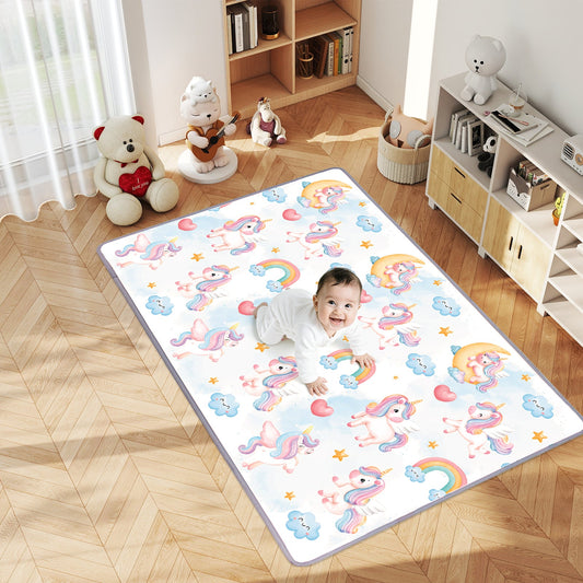 One-Piece Reversible Roll Up Soft Foam Activity Mat for Toddlers - Tampa Home & Garden Store