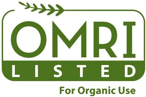 Organic Rev Crop Pro Dakota fertilizer logo with OMRI Listed seal in green on Tampa Home & Garden Store