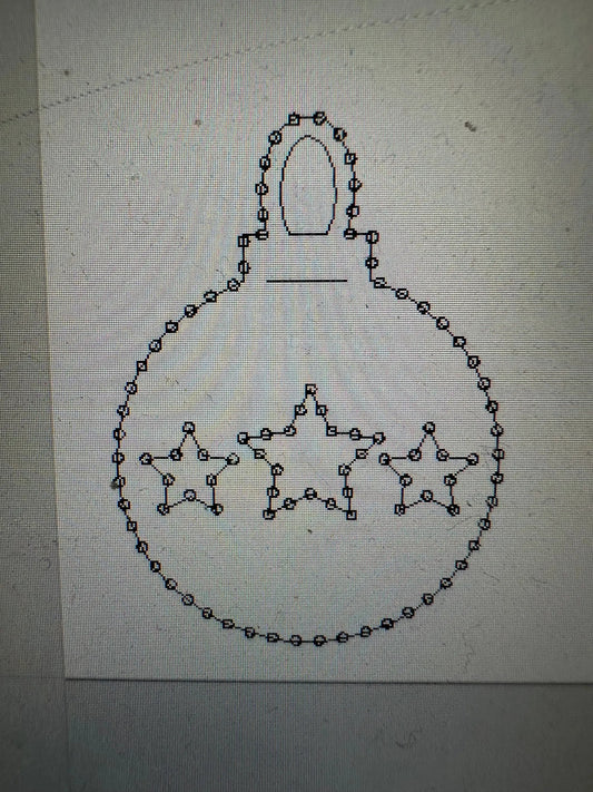 Ornament with Stars - Tampa Home & Garden Store