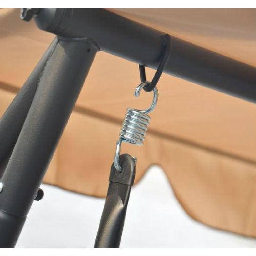 Outdoor Canopy Swing Patio Porch Shade Deck Bed in Sand - Tampa Home & Garden Store