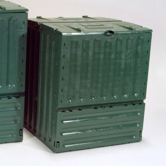 HomePacific green plastic 110-gallon outdoor compost bin with ribbed sides on Tampa Home & Garden Store