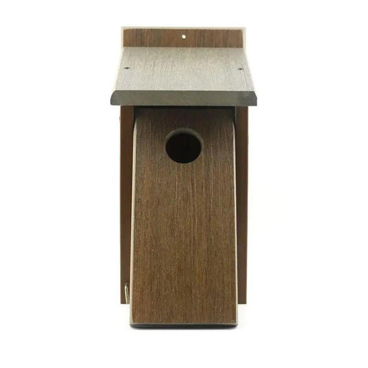 Birdhouse HomePacific composite wood with gray metal roof for outdoor eco friendly garden on Tampa Home & Garden Store