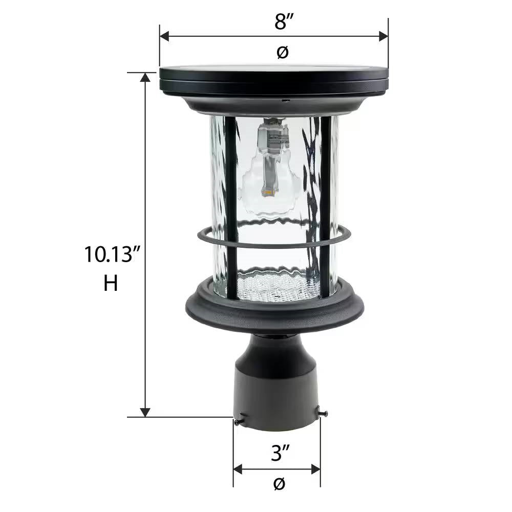 Outdoor Pole/Base/Wall Mount Solar LED Light - Yard Path Lighting - 100 Lumens - Tampa Home & Garden Store