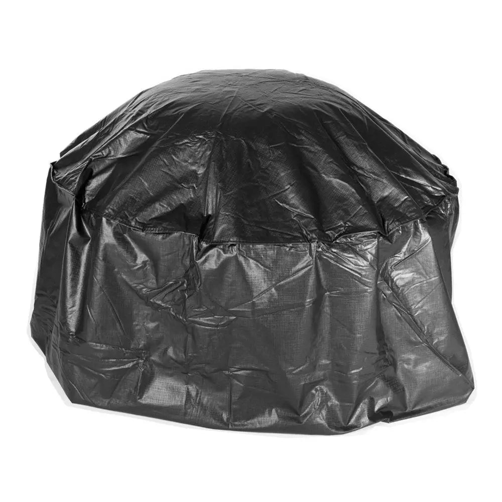 Roman Fire Pit Cover Black, round dome style for outdoor use on Tampa Home & Garden Store