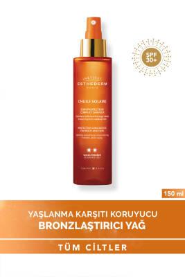 Esthederm sun care oil SPF 30 for normal to strong sun orange bottle 150 ml on Tampa Home & Garden Store