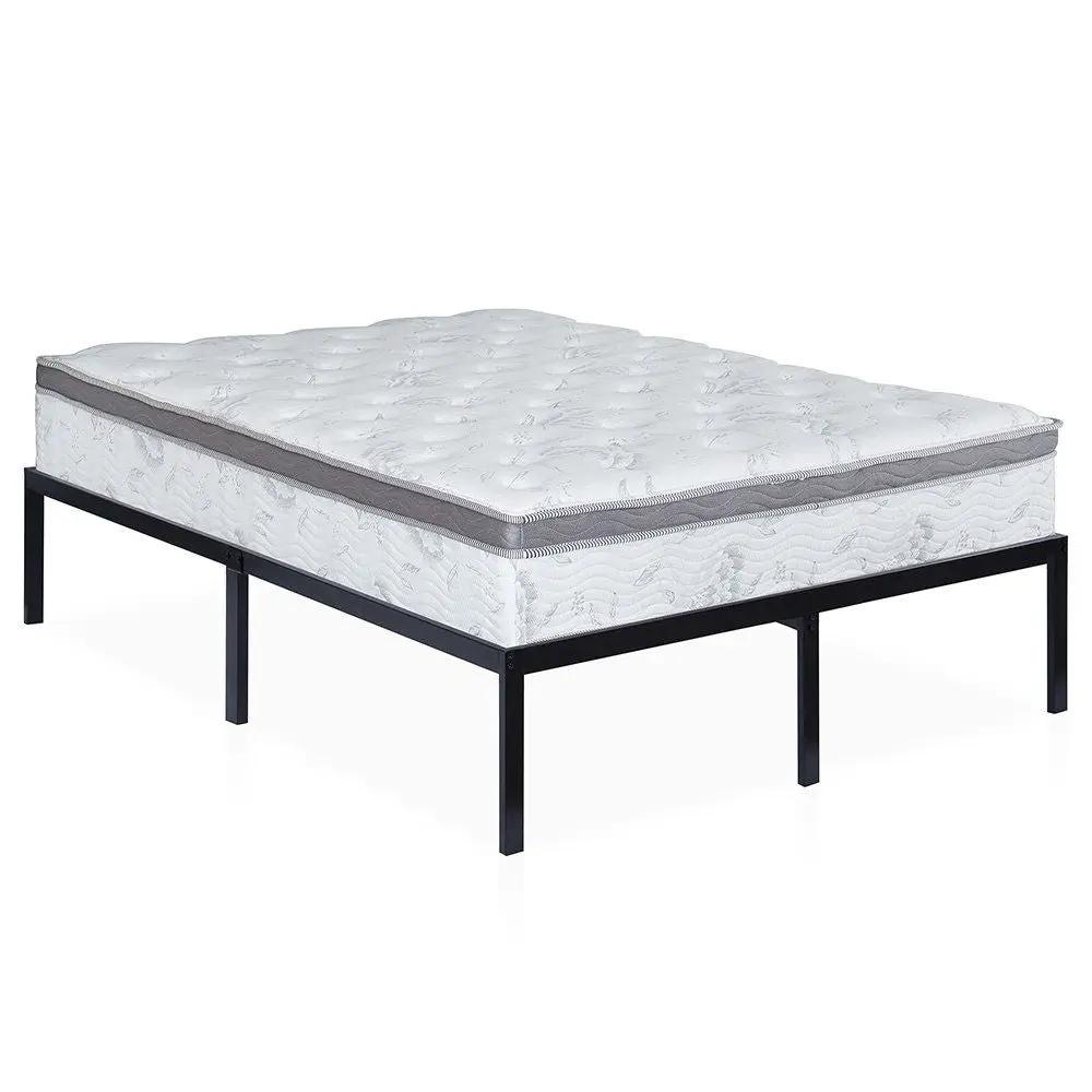 King size 16-inch High Heavy Duty Metal Platform Bed Frame - Tampa Home & Garden Store