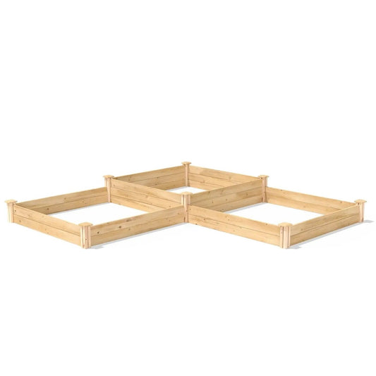 Farmhouse Pine Raised Garden Bed pine, 4 ft x 12 ft, HomePacific on Tampa Home & Garden Store