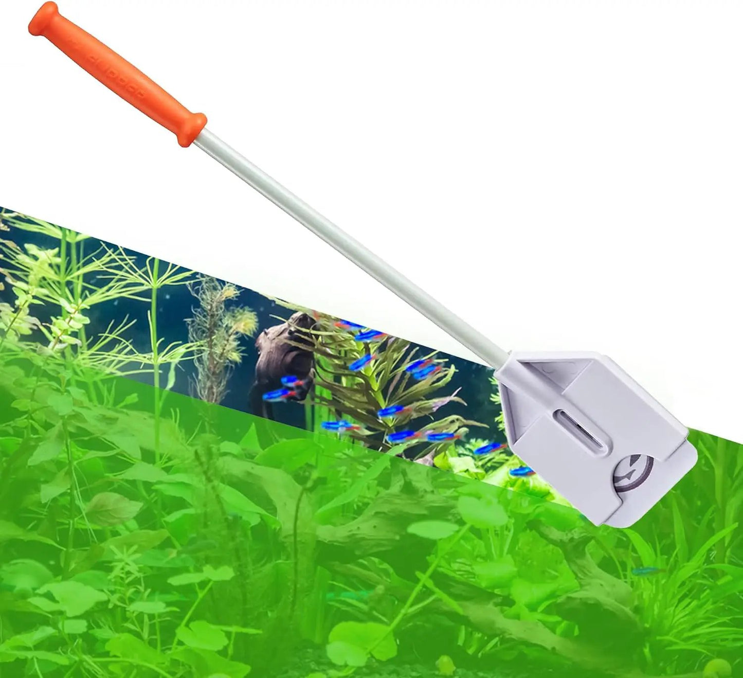 PuffNStuffScapes Freshwater Tools Kit orange-handled aquarium tool by Flipper Aquarium Products on Tampa Home & Garden Store