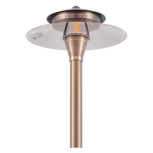 PLB04 Two Tier Brass LED Pagoda Low Voltage Pathway Light - Tampa Home & Garden Store
