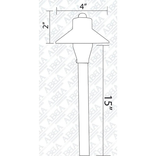 PLB06 12V G4 Snub Low Voltage Heavy Duty Cast Brass Outdoor LED Pathway Light - Tampa Home & Garden Store
