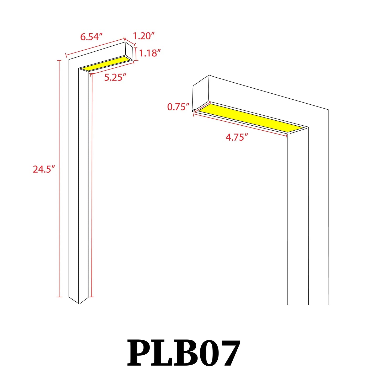 PLB07 Integrated 3W LED Brass L-Shaped Low Voltage Landscape Lighting Pathway Light - Tampa Home & Garden Store