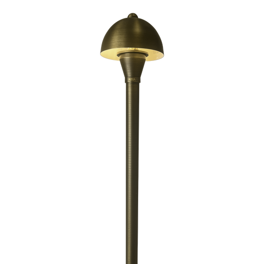 PLB18 Brass LED Mini Globe Lamp Ready Low Voltage Pathway Outdoor Landscape Lighting Fixture - Tampa soil911.com